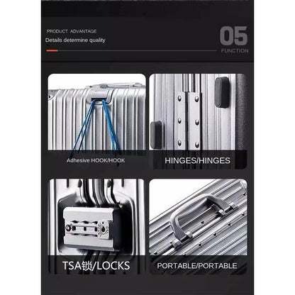 Valise Rigide en Aluminium-Magnésium pour Voyage 4