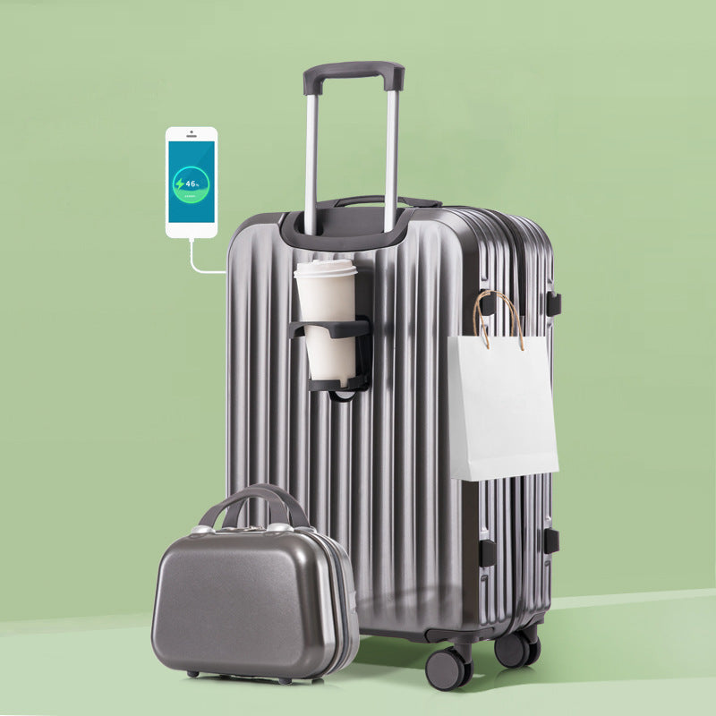 Valise de Voyage Unisexe À Coque Rigide Avec Port USB Intégré 8
