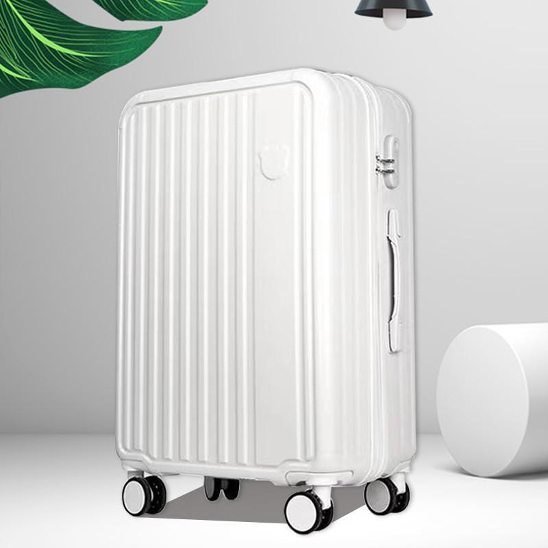 Valise de voyage rigide unisexe à roulettes multidirectionnelles 0