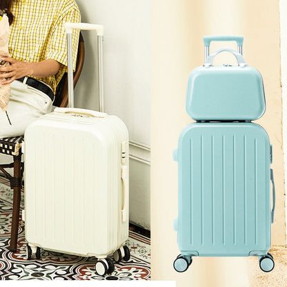 Valise de voyage rigide unisexe à roulettes multidirectionnelles 1