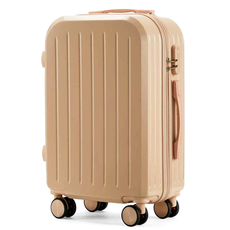 Valise de voyage rigide unisexe à roulettes multidirectionnelles 12