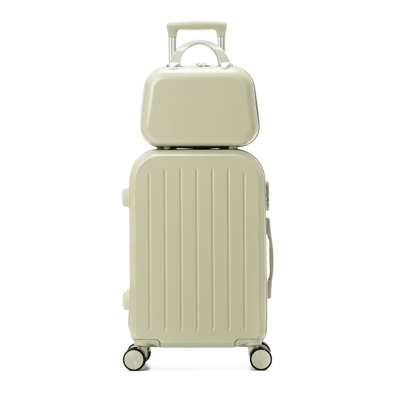 Valise de voyage rigide unisexe à roulettes multidirectionnelles 16
