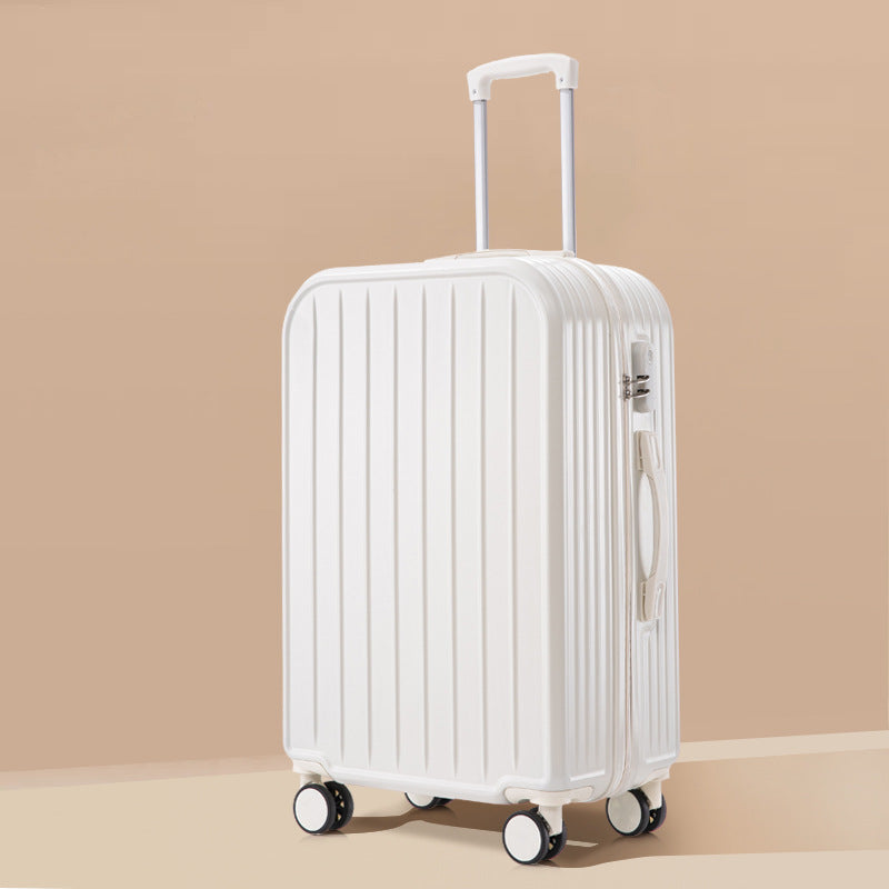 Valise de voyage rigide unisexe à roulettes multidirectionnelles 17