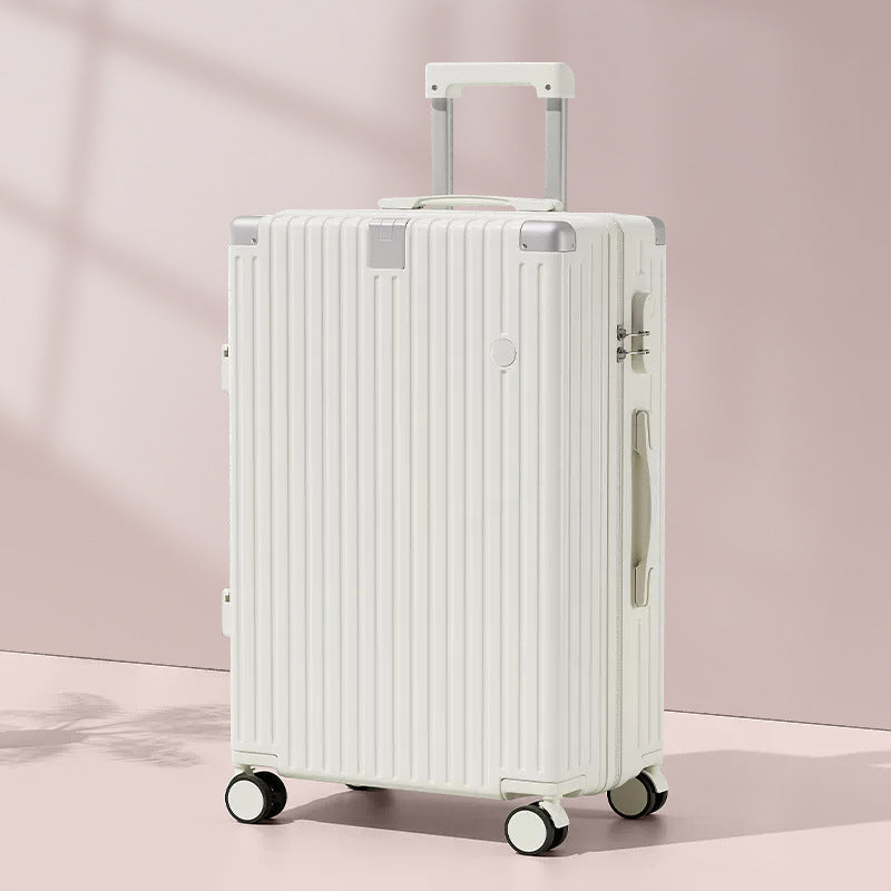 Valise de voyage rigide unisexe à roulettes multidirectionnelles 21