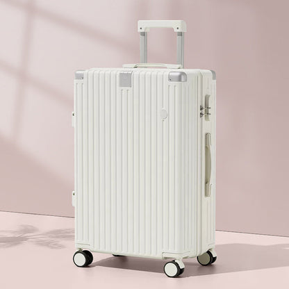 Valise de voyage rigide unisexe à roulettes multidirectionnelles 21