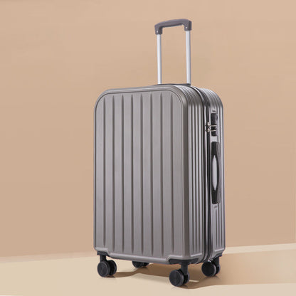 Valise de voyage rigide unisexe à roulettes multidirectionnelles 22