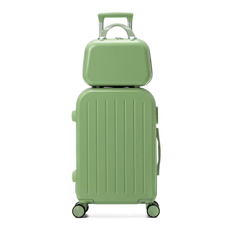 Valise de voyage rigide unisexe à roulettes multidirectionnelles 24