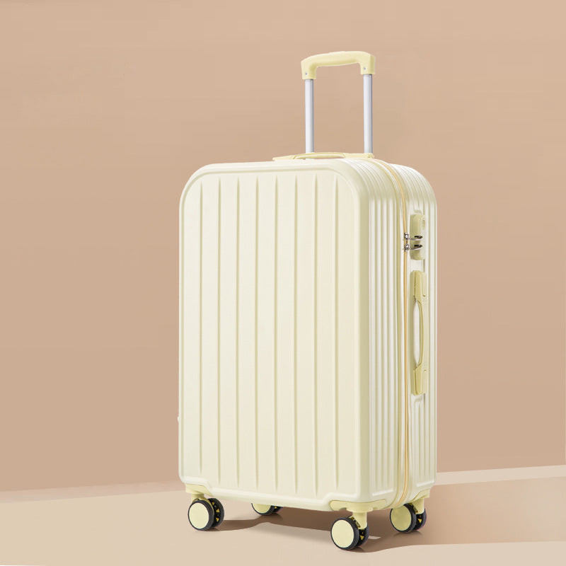 Valise de voyage rigide unisexe à roulettes multidirectionnelles 28