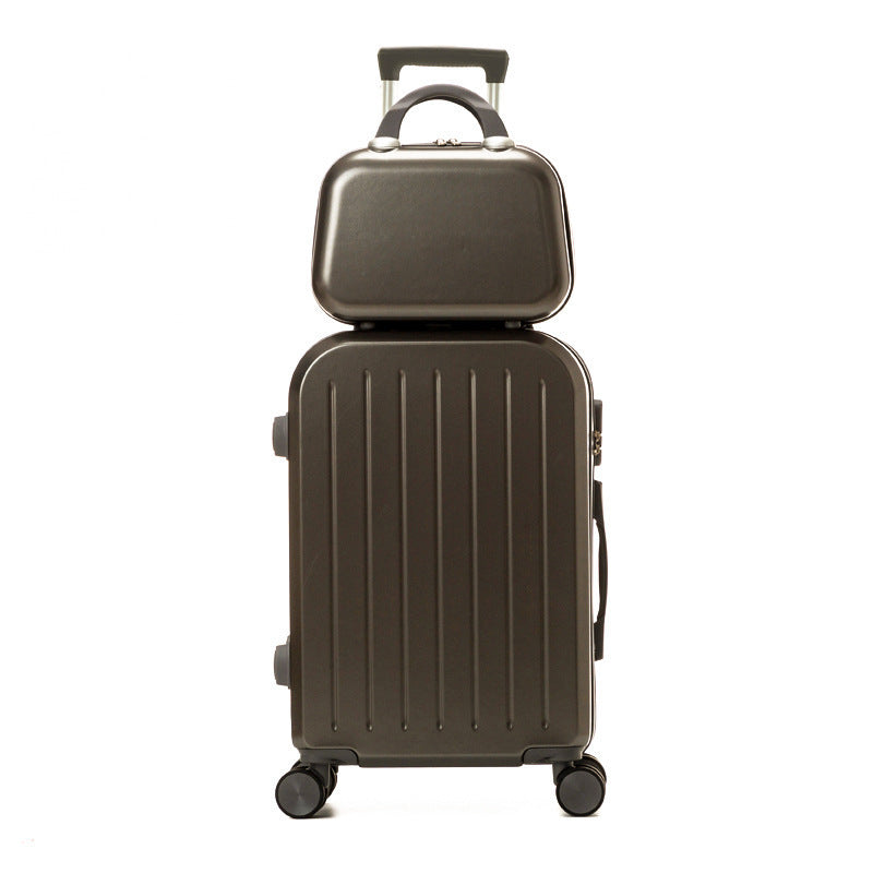 Valise de voyage rigide unisexe à roulettes multidirectionnelles 3