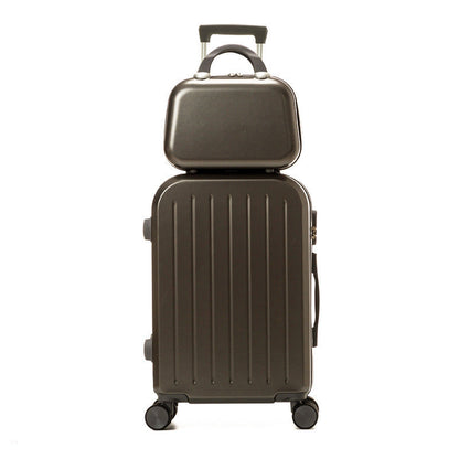 Valise de voyage rigide unisexe à roulettes multidirectionnelles 3