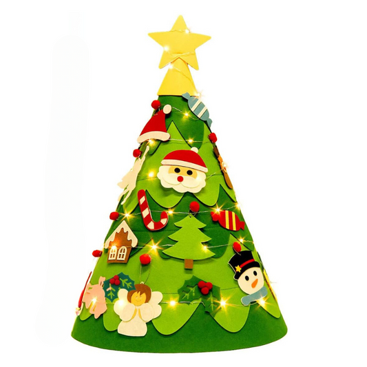 Arbre de Noël Enfantin DIY Coloré - Créez des Souvenirs de Noël Magiques - BlxckFR