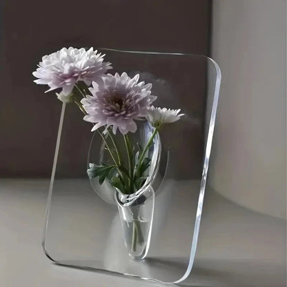 Vase Décoratif Tube Intégré Design Moderne 3