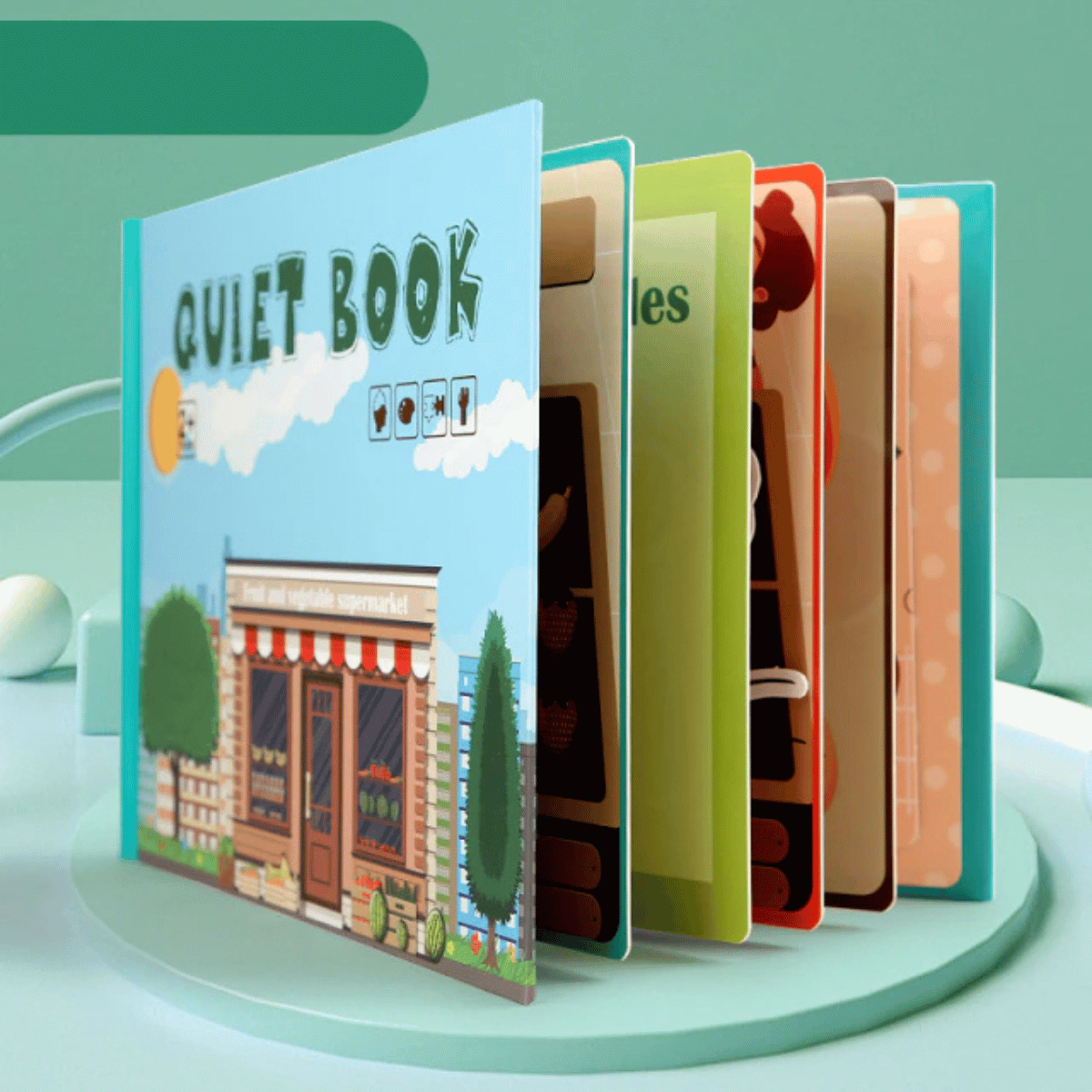 Livre Éducatif Montessori Interactif pour Enfants