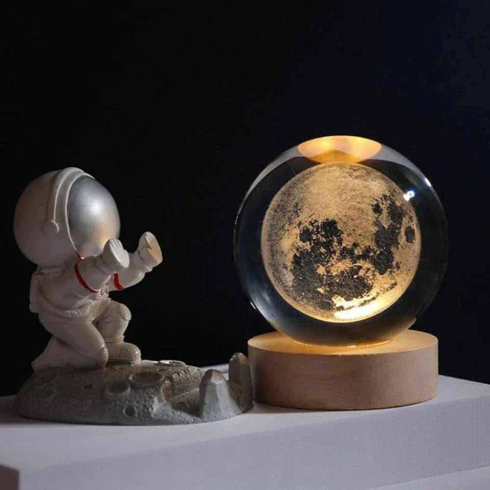 Veilleuse Bébé LED Cristal 3D Ambiance Nuit Douce