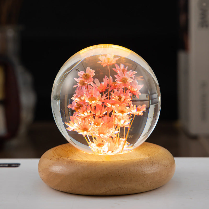 Veilleuse LED Boule de Pissenlit Design 10