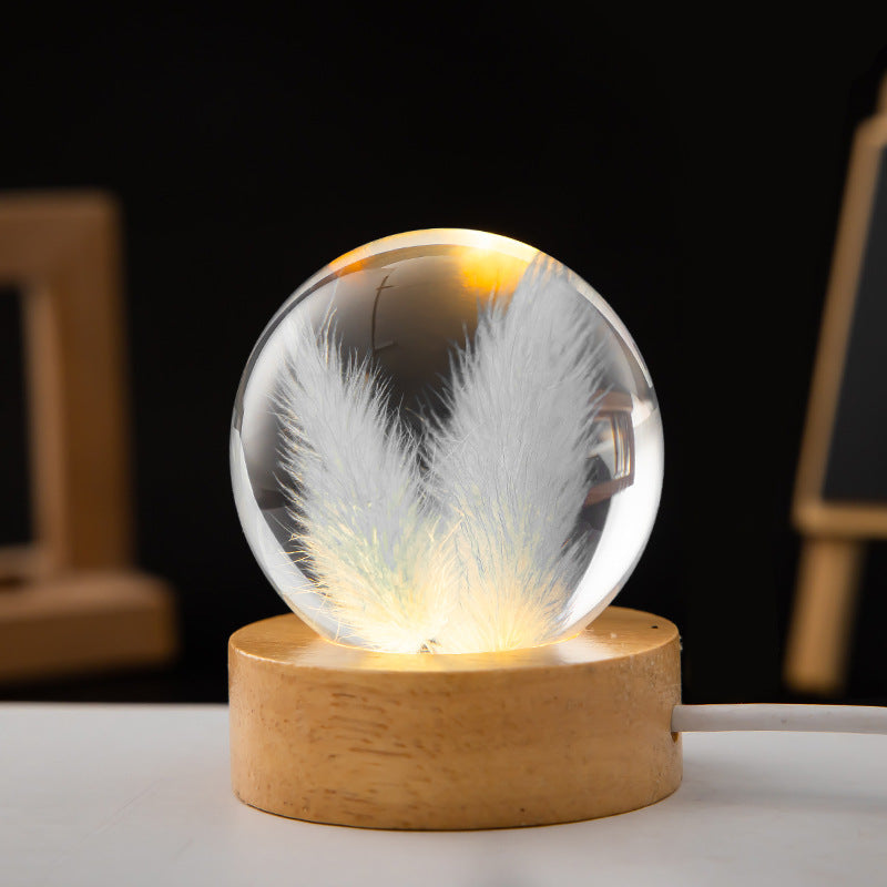 Veilleuse LED Boule de Pissenlit Design 2