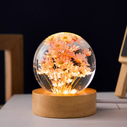 Veilleuse LED Boule de Pissenlit Design 7