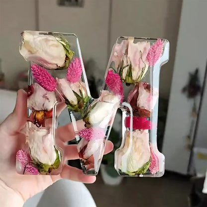 Veilleuse Personnalisée en Résine Florale 2