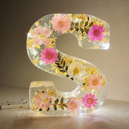 Veilleuse Personnalisée en Résine Florale 9