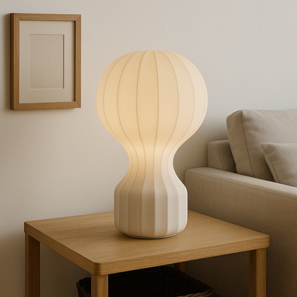 Lampe de Table En Soie Élégante et Raffinée