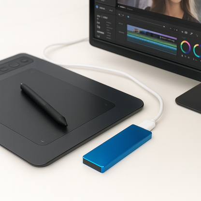 Disque Dur Externe Compact et Rapide pour Ordinateur Portable