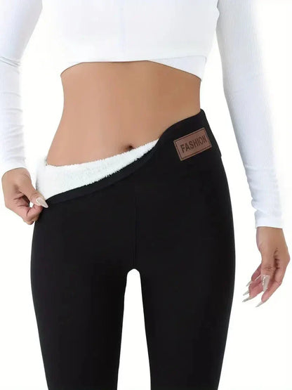 Legging Hiver Douillet à Double épaisseur