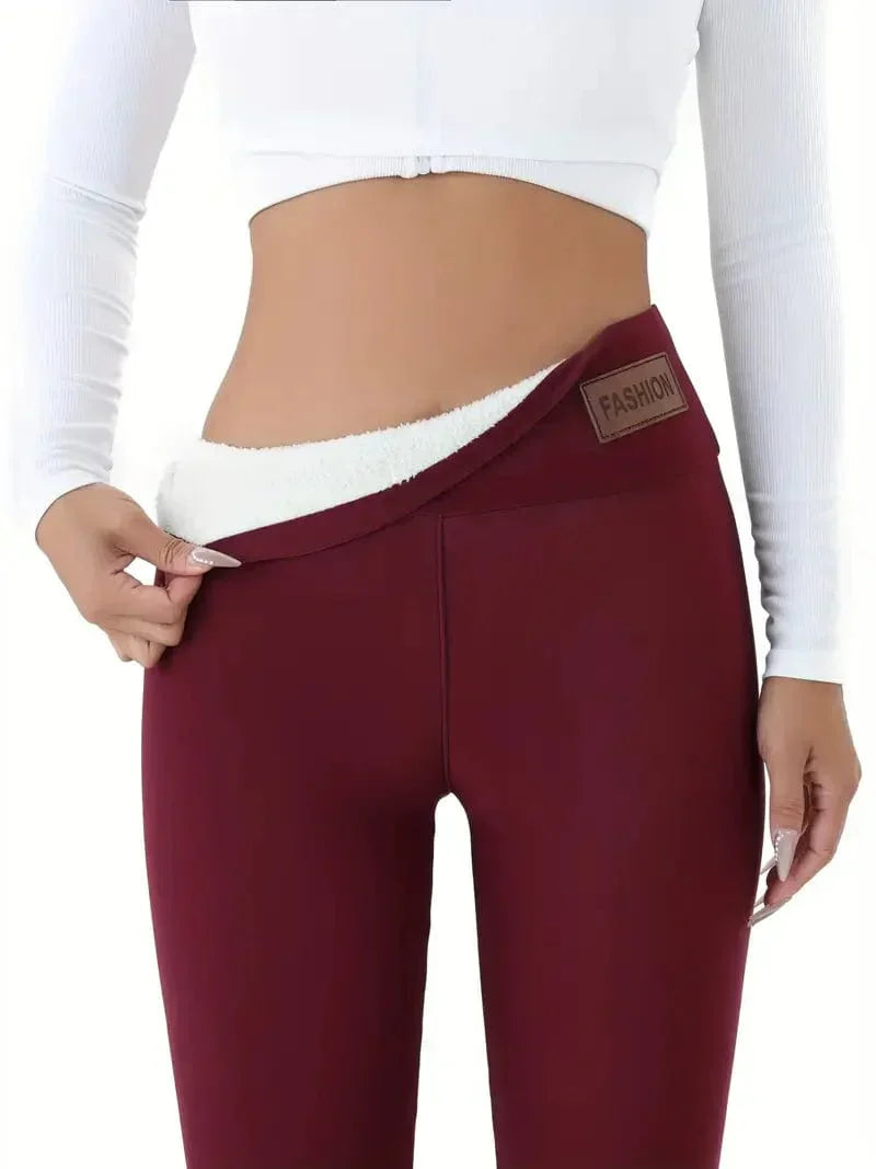 Legging Hiver Douillet à Double épaisseur