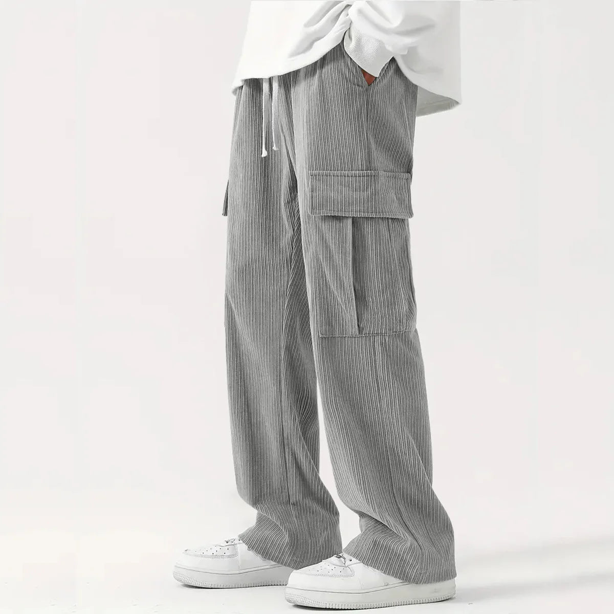 Pantalon Coton Doux Taille Relâchée pour Homme
