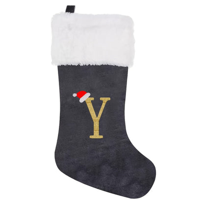 Chausson de Noël en Velours Personnalisé