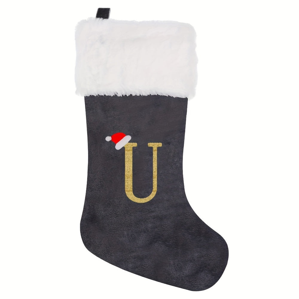 Chausson de Noël en Velours Personnalisé