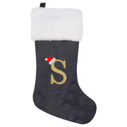 Chausson de Noël en Velours Personnalisé