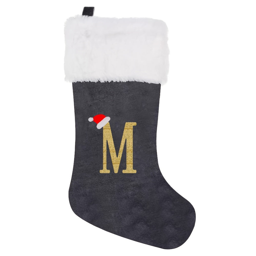 Chausson de Noël en Velours Personnalisé