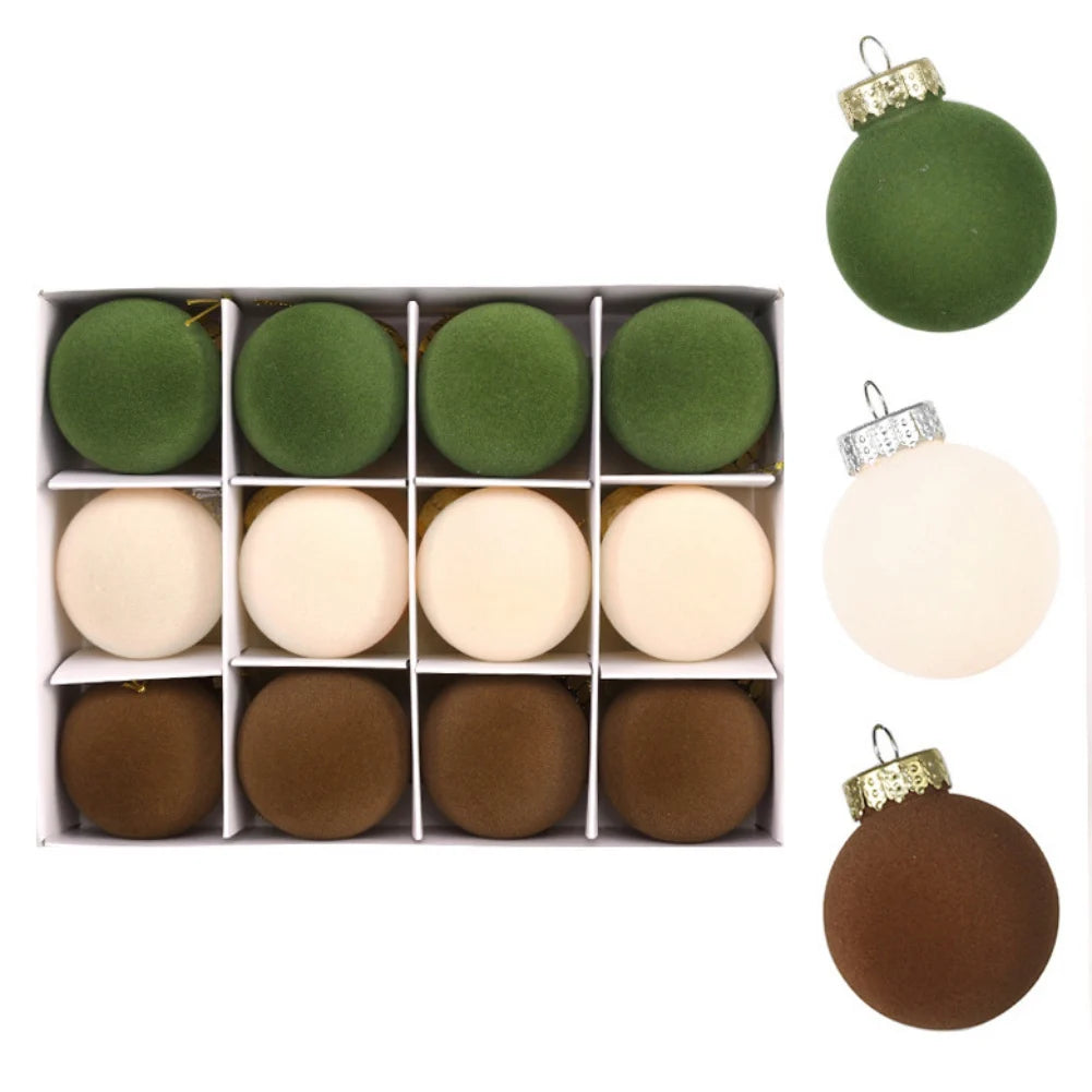Décorations de Noël en Velours Luxe pour Sapin