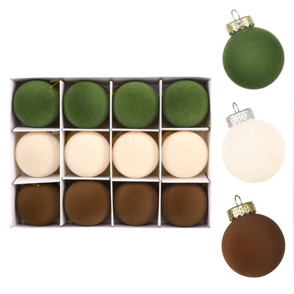 Décorations de Noël en Velours Luxe pour Sapin