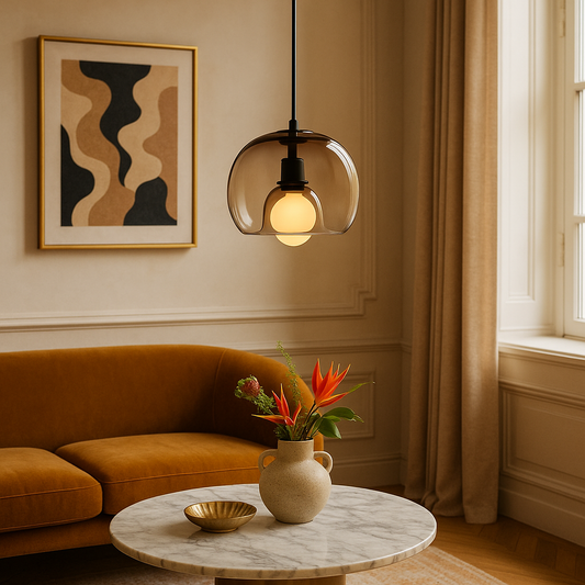 Luminaire Suspendu Rétro Élégant - Foivo