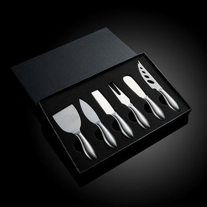 Couteaux à Fromage en Inox Brillant | Ensemble de Service Élégant