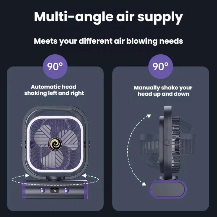 Ventilateur Mural USB Silencieux pour Bureau 5