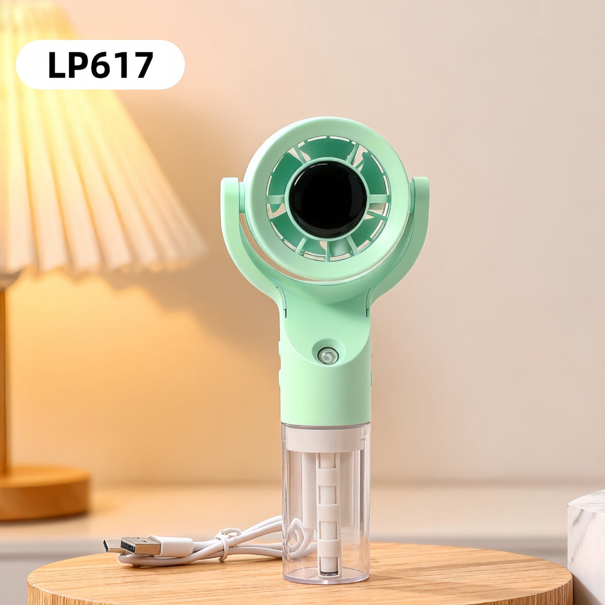 Ventilateur Portable Brumisateur Rechargeable avec Plusieurs Vitesses 10