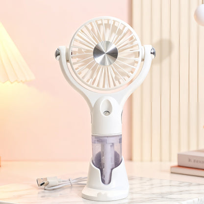 Ventilateur Portable Brumisateur Rechargeable avec Plusieurs Vitesses 15