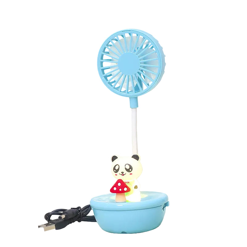 Ventilateur Portable Unisexe LED Rechargeable Design Compact - Foivo