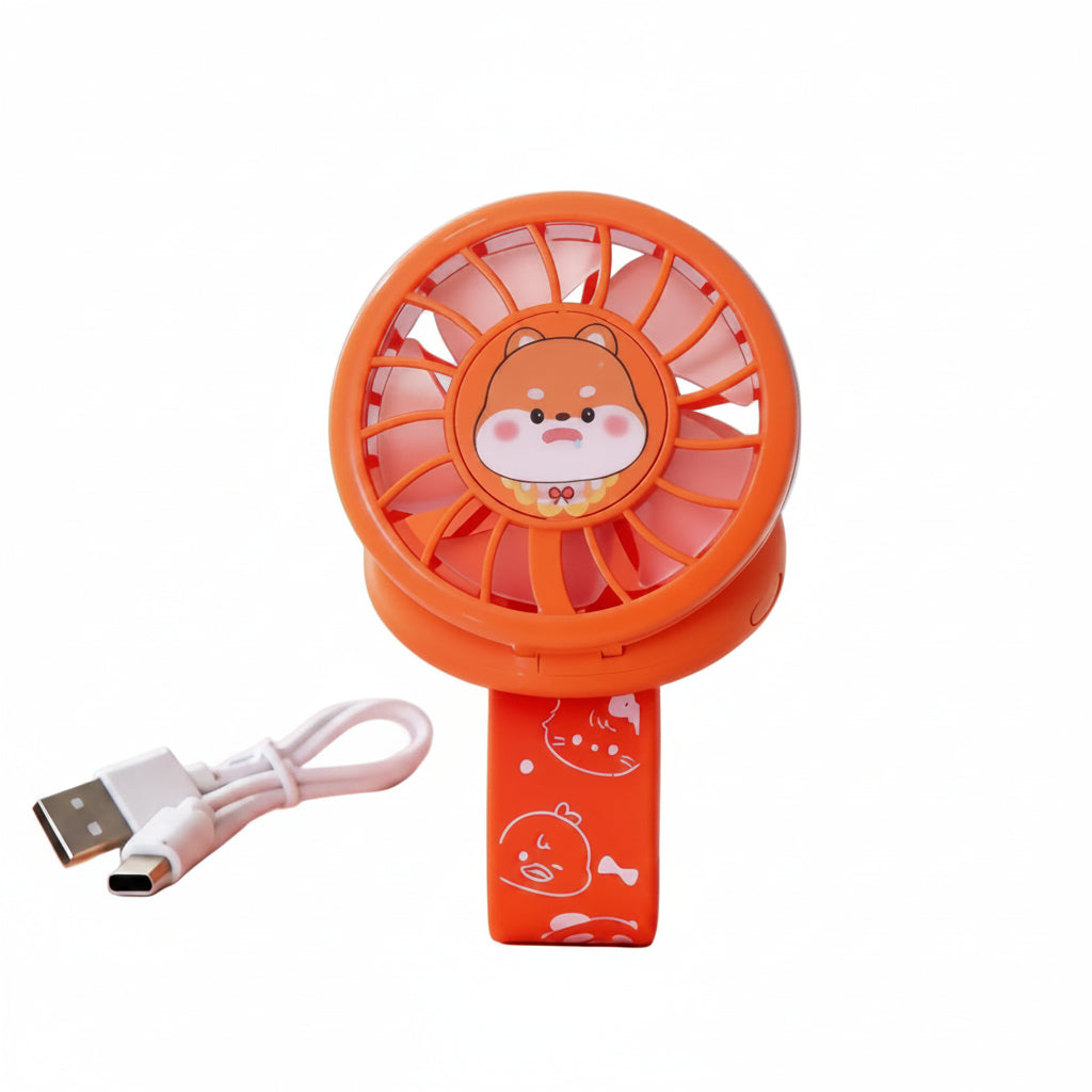 Ventilateur Portable Femme Compact Silencieux Design Animal - Foivo