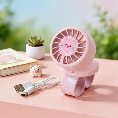 Ventilateur Portable Femme Design Animal 4