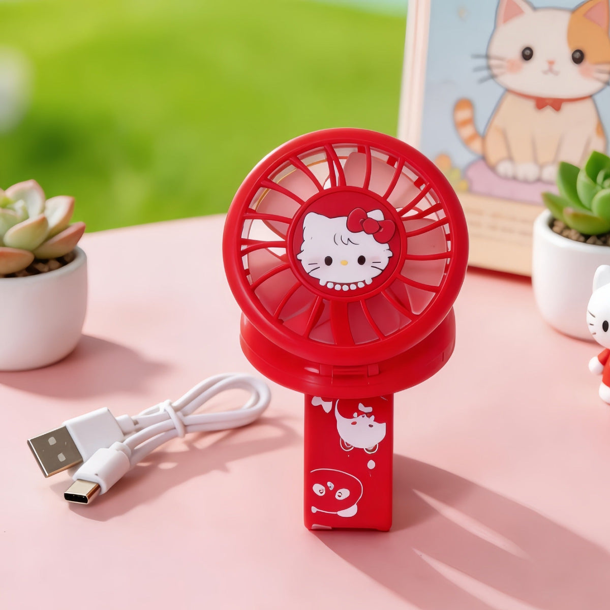 Ventilateur Portable Femme Design Animal 6