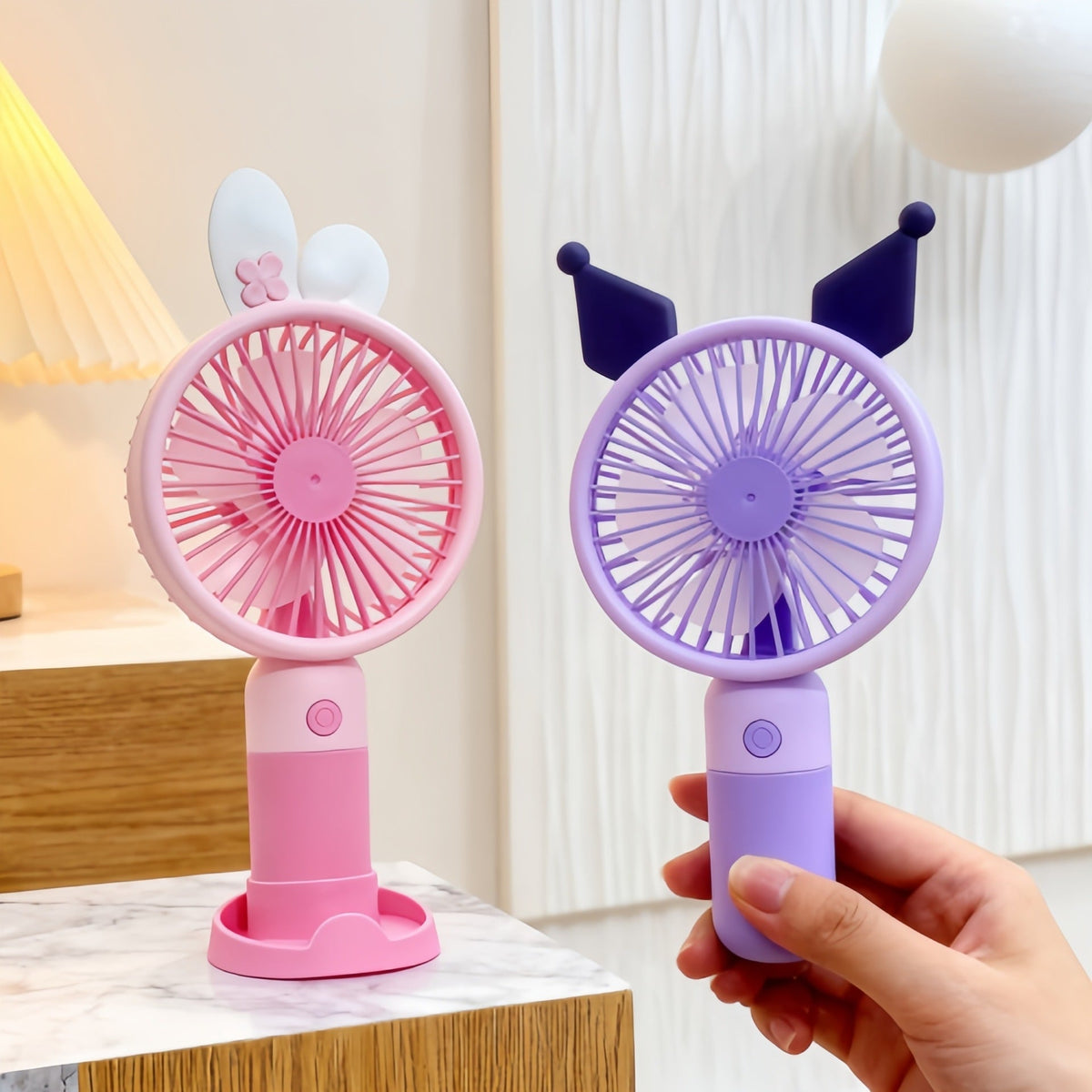 Ventilateur Portable Femme Design Lapin 1
