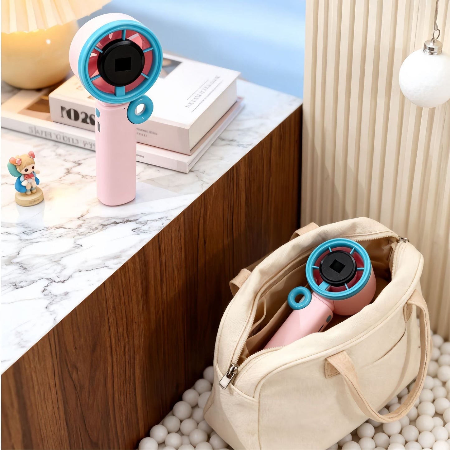 Ventilateur Portable Femme Design Moderne 4