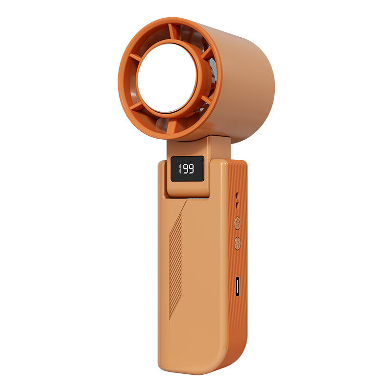 Ventilateur Portable Rechargeable Compact avec Écran LCD et Vitesses Ajustables 2