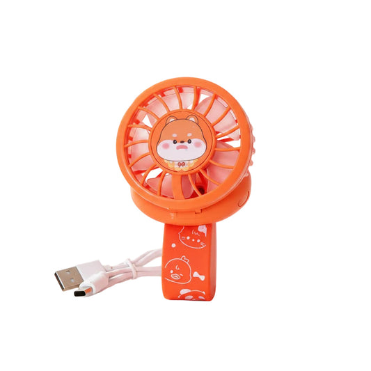 Ventilateur Portable Unisexe Rechargeable Motif Animal Design Compact - Foivo