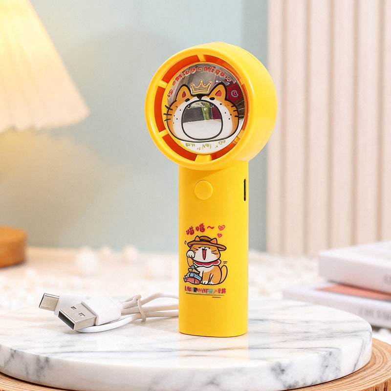 Ventilateur Portable Rechargeable Design Animaux Compact et Pratique 10