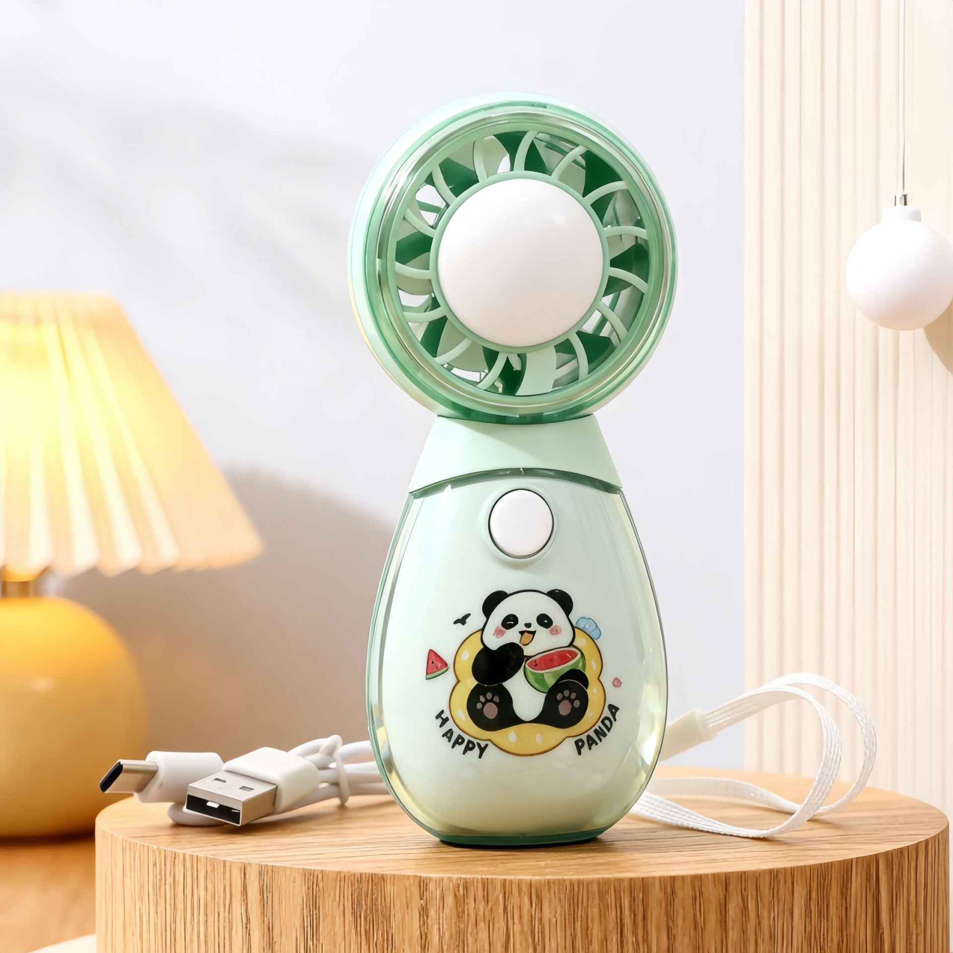 Ventilateur Portable Rechargeable Design Animaux Compact et Pratique 13