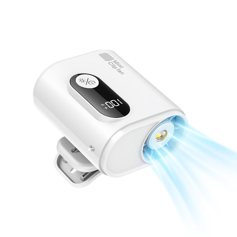 Ventilateur Portable Rechargeable à Pince Compact avec Plusieurs Vitesses 2
